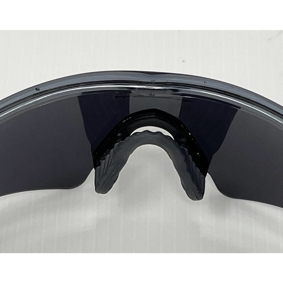 Oakley M Frame Crystal Black Gen 1 Mumba Sunglasses Black Iridium Lens Ear Socks - Picture 13 of 16